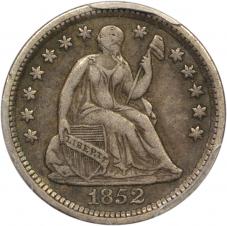 $0.05 / H10c 1852-O Seated Liberty Half Dime - PCGS VF35