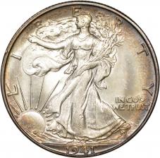 $0.50 1941-D/D Walking Liberty Half Dollar 50c RPM - Choice BU