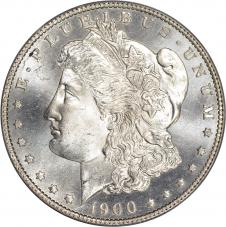$1.00 1900-O Morgan $1 Dollar PCGS MS65 PQ (Semi-P/L)